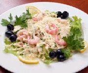 Salade de crevettes