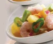 Salade de crevettes, d'avocat et de mangue