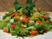 Salade de feuilles de céleri