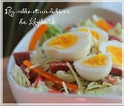 Salade de jambon  la vinaigrette ranch