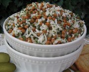 Salade de lentilles et de riz