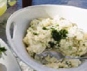 Salade de patates  la crme