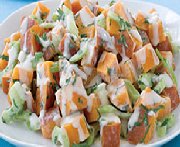 Salade de patates douces au gingembre