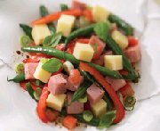 Salade du midi au jambon et lgumes