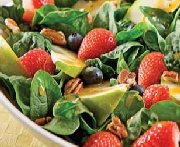 Salade fraîcheur épinards et poires