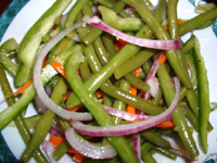 Salade de haricots verts