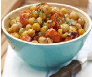 Salade de tomates et de pois chiches