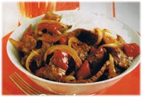 Sauté de boeuf au cari