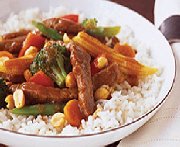 Sauté de boeuf et de légumes
