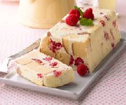 Semifreddo au citron et aux framboises