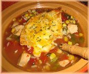 Sopa de pollo Fiesta