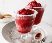 Sorbet margarita aux framboises