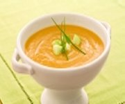 Soupe à la courge poivrée rôtie