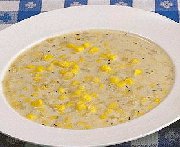 Soupe au maïs et aux pommes de terre