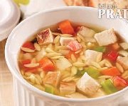 Soupe au poulet et orzo 1