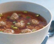 Soupe aux boulettes de boeuf