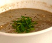 Soupe aux champignons et au tofu velouté de Janella