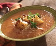 Soupe aux haricots blancs et parmesan 