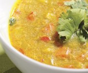 Soupe aux lentilles à l'indienne