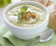 Soupe aux pois printanire