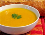 Soupe carottes, fenouil et riz