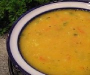 Soupe tomate-zucchini