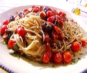Spaghettini aux petites tomates italiennes