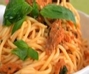 Spaghettis sauce au thon