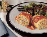 Spirales de lasagne au crabe