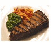 Steaks New York grillés et leurs deux sauces rapides