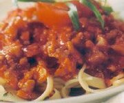 Super sauce à spagatt aux boulettes de luxe