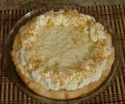 Tarte  la noix de coco Qubcoises