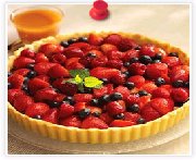 Tarte au caramel cossais et petits fruits