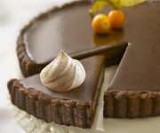 Tarte au chocolat noir et à la cannelle