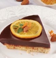 Tarte au chocolat parfumée à l'orange