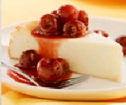 Tarte au fromage et aux cerises