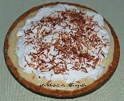 Tarte à la crème de noix de coco 1