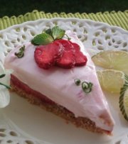 Tarte à la crème aux fraises 1