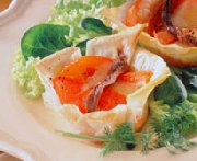 Tartelettes phyllo aux tomates et aux anchois