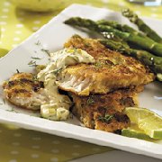 Tilapia avec sauce tartare aux cornichons