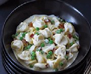 Tortellinis Alfredo simples et crmeux