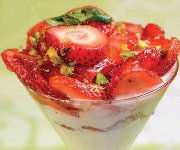 Trifle aux fraises et au mascarpone
