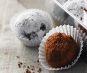 Truffes à la crème chocolatée