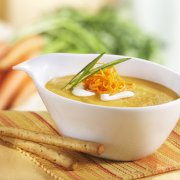 Velouté de carottes et poires